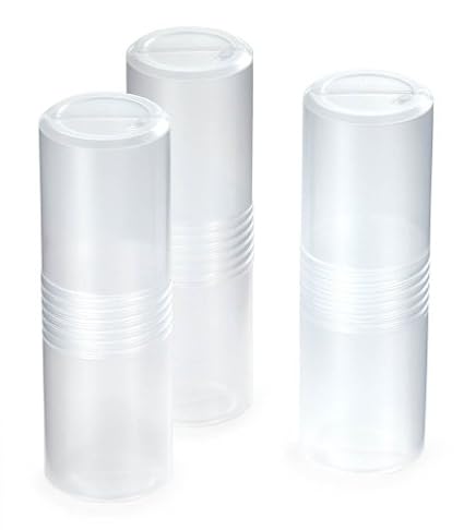 rose plastic GewindePack Versandrollen 03/002 Uni Set 3-teilig (Ø 65 x 220 mm) PP transparent