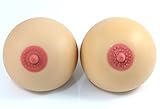 TISHAA Hand Stress Large Relief Ball (1 Set),SO Fun So Relaxing Good Feeling Tempting Boob Squeeze Boobie Balls (Limited Edition).Good Toy for Fun Fake Breast (2 Balls)
