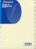 Filofax Accessories January to December Index A5 - FF-341693