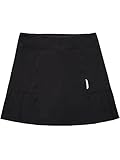 Women's Casual Pleated Golf Skirt with Underneath Shorts Running Skorts #035