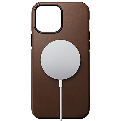 NOMAD Modern Leather Case for iPhone 13 Pro MagSafe Rustic