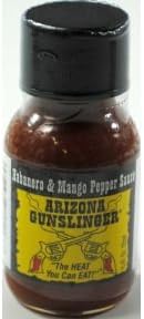 Arizona Gunslinger Habanero & Mango Pepper Sauce (3/4 Oz Mini Bottle; Case of 30)