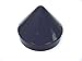 Cone Style Pylon Cap for Marine Dock (Black, 9 inch)