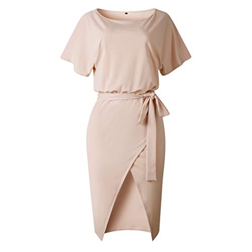 women's short sleeve casual dresses