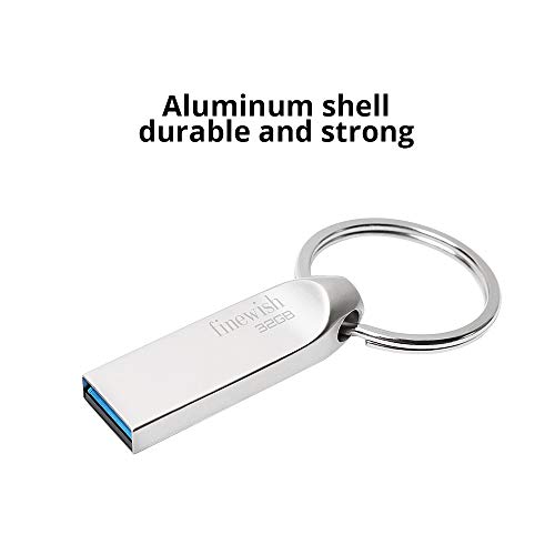 USB Stick 32GB 3.0, Mini Speicherstick 32GB USB 3.0 Pen Drive Tragbar USB-Stick 32 GB mit Schlüsselanhänge für Schule… – Bild 8