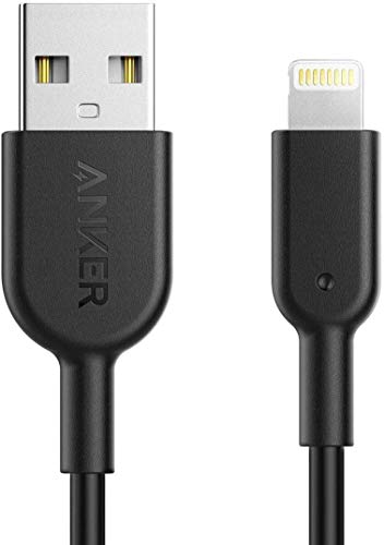 Anker Powerline II Lightning Cable (3ft), Probably The World's Most Durable Cable, MFi Certified for iPhone Xs/XS Max/XR/X / 8/8 Plus / 7/7 Plus / 6/6 Plus (Black)