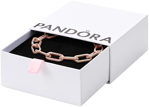 Amazon.com: PANDORA Moments Heart Closure Snake Chain Bracelet