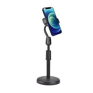 Xtore ® Desktop Mount Universal Tabletop Mobile Phone Holder with 360 Rotation – (Black)