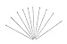 ABN 9081 Tungsten Welding Electrodes, 2% Wl20 Lanthanide Tig Mig Arc Ac Dc, Blue, Pack of 10