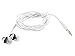 Monoprice Button Design Noise Isolating Earbuds Headphones - Black and White with A Gold-Plated 3.5 Mm Stereo Plug