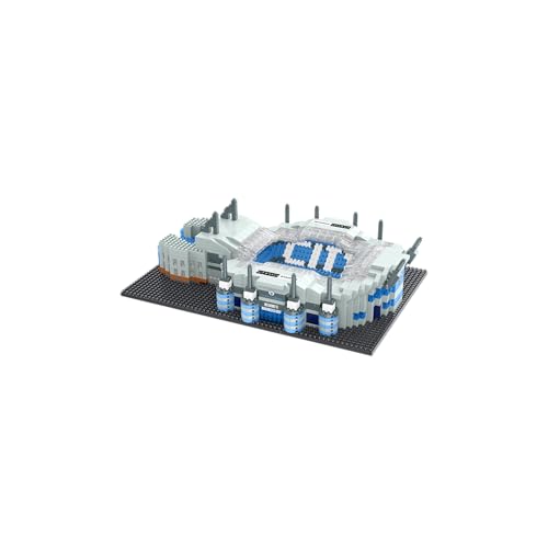 FOCO Officially Licensed Manchester City FC Etihad 3D Bricks Mini BRXLZ Football Stadium Construction Set - Premier League - 1656 Pieces - Ages 12+ | Includes Expansion of the North Stand