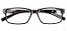 Eyekepper Spring Hinges Vintage Reading Glasses Men Readers Black