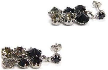 HTN Collection Women Earrings Square Black – Creation of the Czech Republic