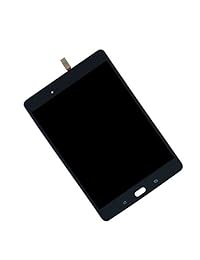 Completo Panel visualización LCD vidrio digitalizador de visualización táctil montaje repuesto parte para Samsung Galaxy Tab A 8.0 SM T350 T350 con herramientas, Negro