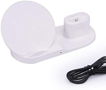 Standby Wireless Charger, 10W Wireless Quick Charger Three-in-one Wireless Charger Stand for iPhone X/XS Max/XR / 8/8 Plus/Series IWatch 4/3/2 / Airpods.