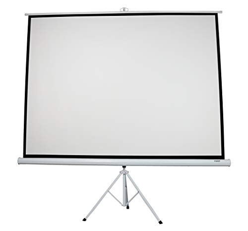 FOSSA 100 Inch Outdoor/Indoor Adjustable Portable Projector Screen with Stand | 4:3 Resolution