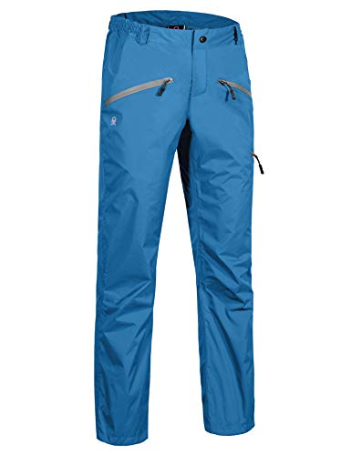 Little Donkey Andy Women's Lightweight Waterproof Rain Pants Breathable Hiking Pants for Outdoor Fishing Swedish Blue M - Thumbnail 7