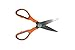 Utility Scissors with Magnetic Case (Orange with Gray Accents)