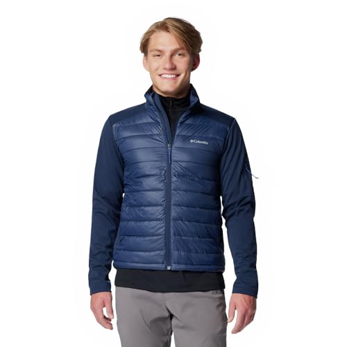 Columbia Men's Tech Hybrid Softshell, Softshell Jacket, Collegiate Navy, XXL