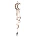Wensltd Clearance! Moon Crystal Rhinestone Beads Dangle Hairpin Hair Clip Women Bridal Jewelry (A)