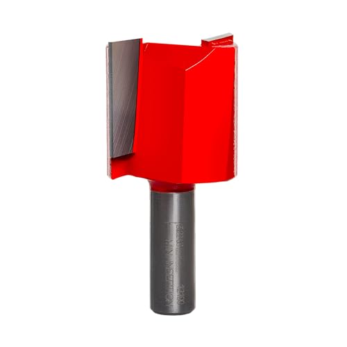 Freud 1-1/2 (Dia.) Double Flute Straight Bit with 1/2 Shank (12-190),Red
