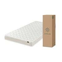 Zinus Basic Pocket Coil Mattress, Thickness 5.9 inches (15 cm), White, Single
