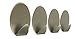 OX Stick On Hooks, Large Stainless Steel Adhesive 4-Pack