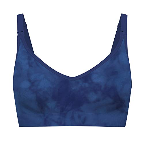 BRAVADO! DESIGNS Women's Body Silk Seamless Nursing Bra and Maternity Bra, Indigo Wash, X-Large - Thumbnail 2