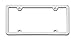 Cruiser Accessories 15030 Neo License Plate Frame, Chrome
