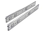 10 Pack Berta Full Extension Soft / Self Close Ball Bearing Side Mount Drawer Slides 18-Inch 100Lb Load Rating (10 Pairs)