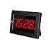 Timegyro Digital Wall Clock Battery Operated - LED Display Digital Alarm Clock Battery Powered Only, Brightness Adjustable, 12/24Hr
