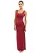 PattyBoutik Women Sleeveless Summer Maxi Dress (Deep Red Medium)