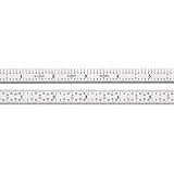 Starrett Full Flexible Steel Rule with Satin Chrome