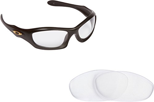 New SEEK OPTICS Replacement Lenses Oakley MONSTER DOG - Crystal Clear