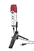 CAD Audio U37SE-RW, USB Cardioid Condenser Studio Recording Microphone, Red & White