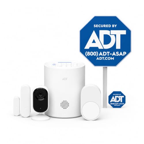 ADT Blu Indoor Camera Home Security System Kit