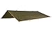 FREE SOLDIER Lightweight Waterproof Tarp Sunshade Tent Hammocks Camping and Backpacking Tarp Shelter (Mud)