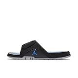 Nike Men's Jordan Hydro IV Retro Sandal (10 D(M) US, Black/Soar/Matte Silver)