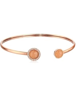 Pink Crystal Flex Bangle Bracelet