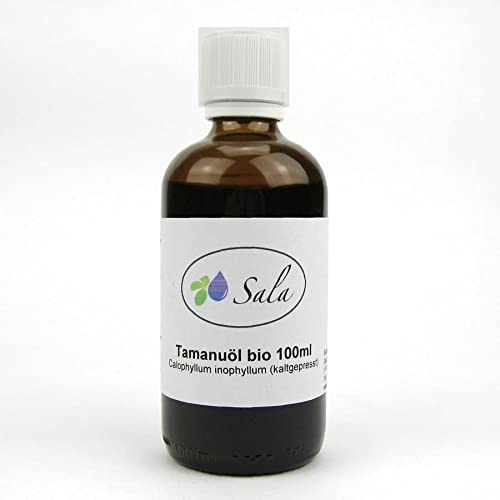 Sala Tamanu Oil Cold Pressed Organic (100 ml Glass Bottle)