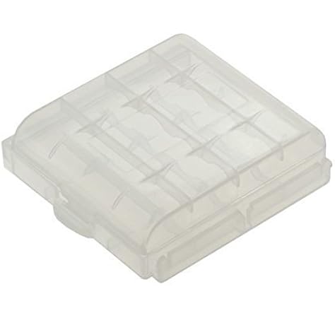 Caja para almacenaje 4 AAA o de 4 AA baterías/Pilas: Amazon.es: Electrónica