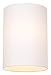 White Cotton Drum Cylinder Shade 8x8x11 (Spider)