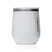 Corkcicle 12 oz Triple-Insulated Stemless Glass (Perfect for Wine) - Gloss White