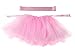 FLYPARTY Handmade Tulle Tutu Chair Skirt with Sash Bow for Party Wedding Baby Shower Home Decoration (White)