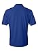 Men's 5.2 oz Hanes STEDMAN Blended Jersey Pocket Polo,Deep Royal,XL