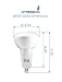 Hyperikon BR30 LED Bulb G24q, 13W=26W, 4000k, Daylight White, Ballast Compatible, UL, 4 Pack