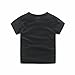 Mosunx Newborn Baby Boys Long Sleeve Outfits T-shirt Tops+Pants Clothes Set (6-12 Month, Black)