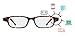 Eyejusters Self-Adjustable Glasses, Red Acetate