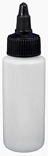 8 - Wide Mouth 2oz HDPE Cylinder Bottle with Twist Open/Close Nozzle