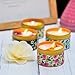 LA BELLEFÉE Scented Candles, 2.5oz Soy Wax Aromatherapy Travel Tin Gift Candle Set for Weddings, Parties Home Decor Rose, Vanilla, Lavender, Jasmine 4-Packsthumb 3